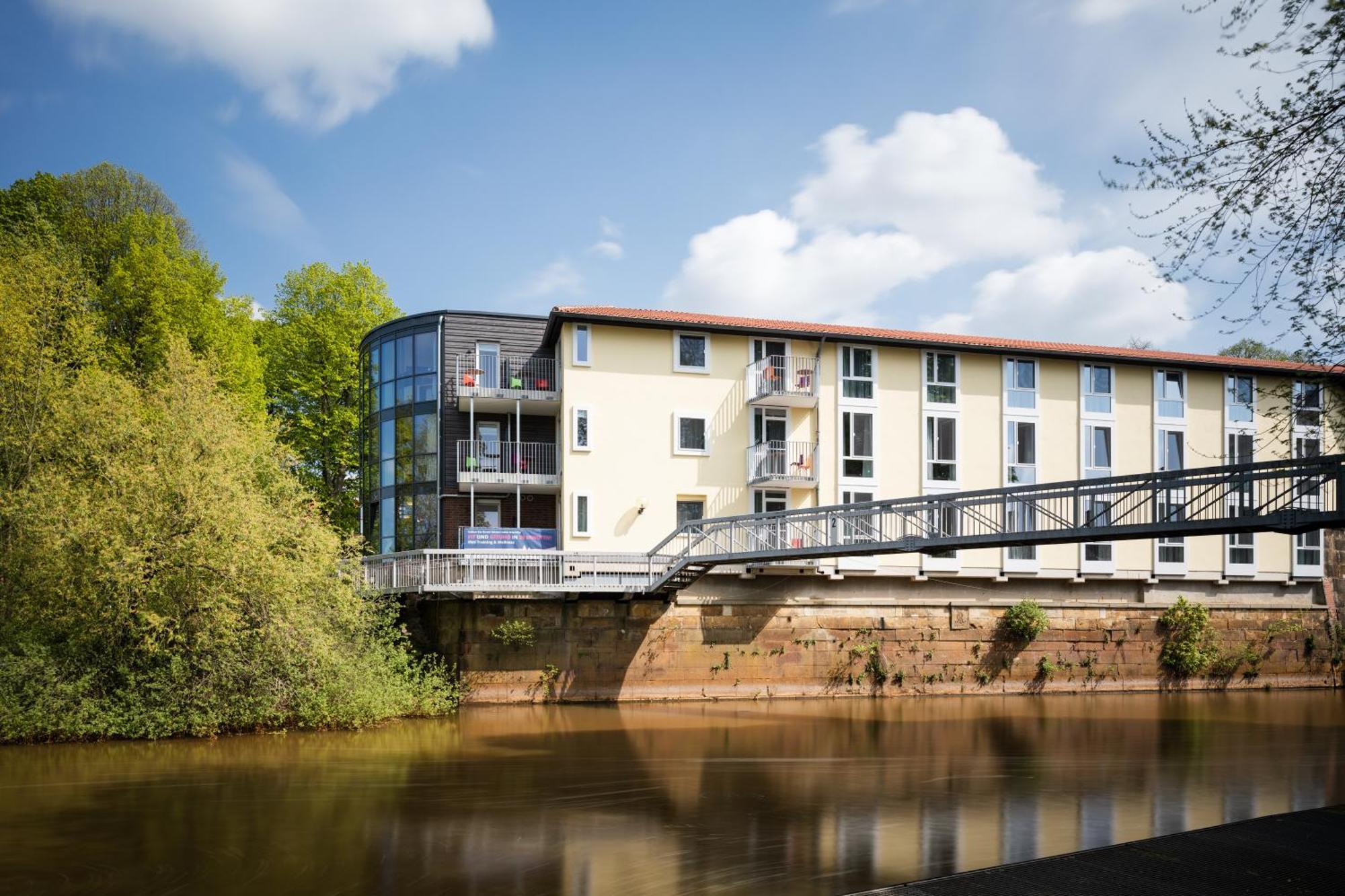 Hotel Weserschloesschen Nienburg  Buitenkant foto